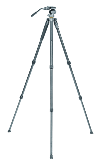 Vanguard Alta Pro 2V 263CV Carbon Tripod with Lightweight Video mount features an adjustable pan head
